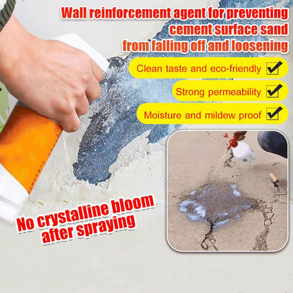 Wall Reinforcement Agent For Preventing Cement Surface Sand From Falling Off And Loosening