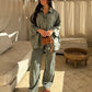 🔥Summer Sales-50% OFF🔥Women's Cotton Linen Shirt and Pants Set