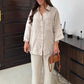 🔥Summer Sales-50% OFF🔥Women's Cotton Linen Shirt and Pants Set