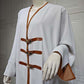 Long Sleeve V-neck Muslim Jalabiya for Women