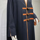 Long Sleeve V-neck Muslim Jalabiya for Women