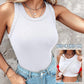 💖Last Day Special Price ￡9.99!!💖Ribbed Stretchy Tank Top with Shelf Bra