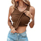 💖Last Day Special Price ￡9.99!!💖Ribbed Stretchy Tank Top with Shelf Bra