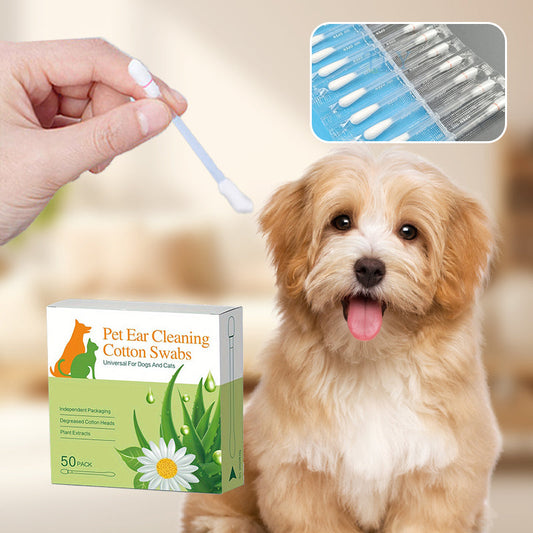 Gentle Pet Ear Cleaning Liquid Swabs