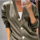 🔥Hot sale🔥Women's Knitted Buttoned Jacket and Pants Two-piece Set