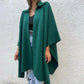 Women's Casual Lapel Solid Color Coat