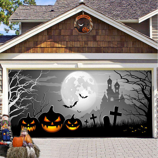 (🎃Early Halloween Sale 61% OFF🎃) - Halloween 2024 Garage Door Decoration