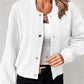 Solid colour cardigan with buttons