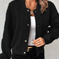 Solid colour cardigan with buttons