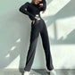 Fitted Crop Top & Pants 2-Piece Set