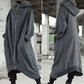 Unisex long-sleeve nazgul long coat with hood