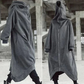 Unisex long-sleeve nazgul long coat with hood