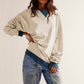 Women's Color Block Pullover Top