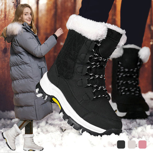 Women’s Trendy Outdoor Waterproof Non-Slip Snow Boots