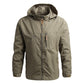 Climbing Field Jacket Men's Windproof Outerwear Waterproof Softshell Jacket Coat