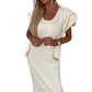💕Hot Sale 49% OFF💕🔥Midi Dress and Turtle Neck Sweater Set🔥
