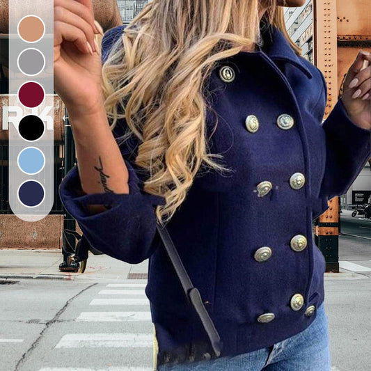 Women's Slim Fit Double Breasted Blazer