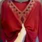 🔥【M-4XL】2024 High quality winter velvet long sleeve t-shirt with rhinestones, warm and fashionable