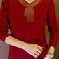 🔥【M-4XL】2024 High quality winter velvet long sleeve t-shirt with rhinestones, warm and fashionable