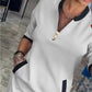 🔥50% Off!👗 Mom's V-Neck Zipper Dress