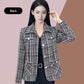 【Elegant Gift For Her】 Women's Houndstooth Print Blazer