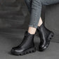 Women's Retro PU Leather Warm Short Boots（49% OFF）