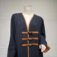 Long Sleeve V-neck Muslim Jalabiya for Women