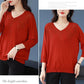 Nice Gift! Women’s Vintage V-neck Beaded Pullover Shirt