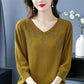 Nice Gift! Women’s Vintage V-neck Beaded Pullover Shirt