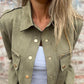 🔥Limited Time 45% OFF🔥Women's Faux Suede Button-Down Utility Jacket
