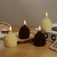 🎄Last Day BUY 3 GET 4 FREE🎁Flameless LED Pine Cone Candles for Holiday Decor