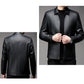🔥Limited time 56% off sale🔥 Men's Casual Business Lapel PU Leather Jacket