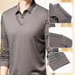 🔥Men's Fake Two Piece Lapel Long-Sleeve Tops