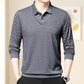 🔥Men's Fake Two Piece Lapel Long-Sleeve Tops