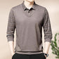 🔥Men's Fake Two Piece Lapel Long-Sleeve Tops