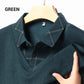 🔥Men's Fake Two Piece Lapel Long-Sleeve Tops