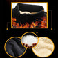 Men's quilted winter jacket with fleece lining