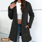 🧥Women’s Mid-length Button-down Lapel Collar Coat with Sherpa Lining