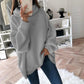 🌸Women’s Oversized Turtleneck Solid Color Knit Sweater