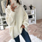 🌸Women’s Oversized Turtleneck Solid Color Knit Sweater