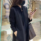 Fashion hooded sweatshirt solid color casual dress