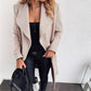 Women’s Faux Woolen Trench Coat
