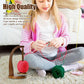 Wooden Yarn Spool Rack for Knitting Lovers