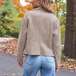 Women's Faux Leather Cropped Jacket with Pockets