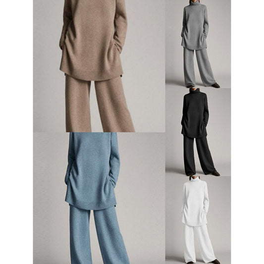 🔥 Chic slit casual two-piece set