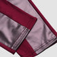 FAUX LEATHER PANTS WITH CONTRASTING TRIM AND ZIP