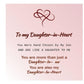 FOR BONUS DAUGHTER - ALWAYS SHINE LIKE THE BRIGHTEST STAR INFINITY BRACELET