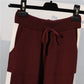 Round Neck Top & Drawstring Pants Set
