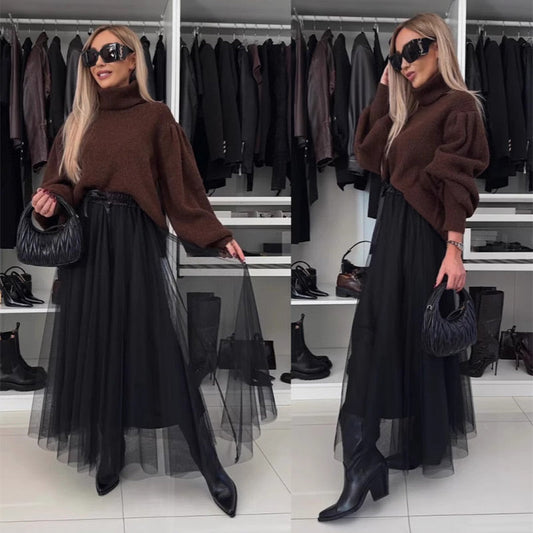 Women's A-Line Tulle Skirt