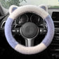 📢📢50 % OFF !!⏰⏰ Universal Non-slip Soft Cute Cat Ears Plush Steering Wheel Cover🐼😽